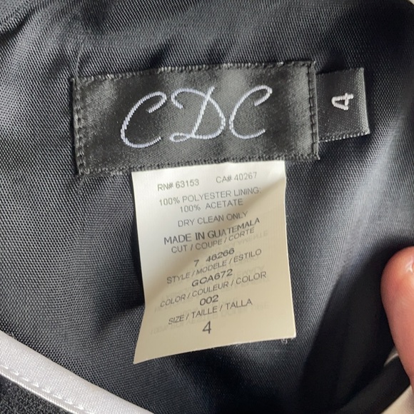 CDC Women’s Black Crew Floral Print Midi Dress - Picture 6 of 7